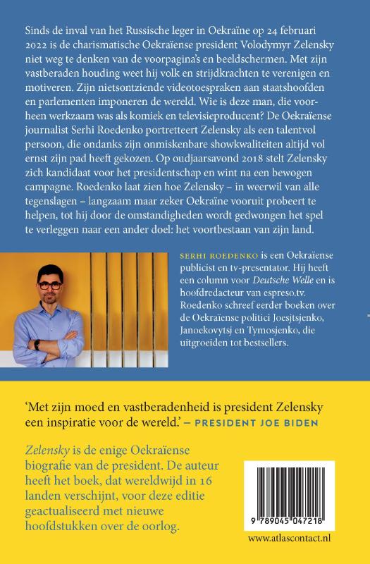 Achterkant van Zelensky