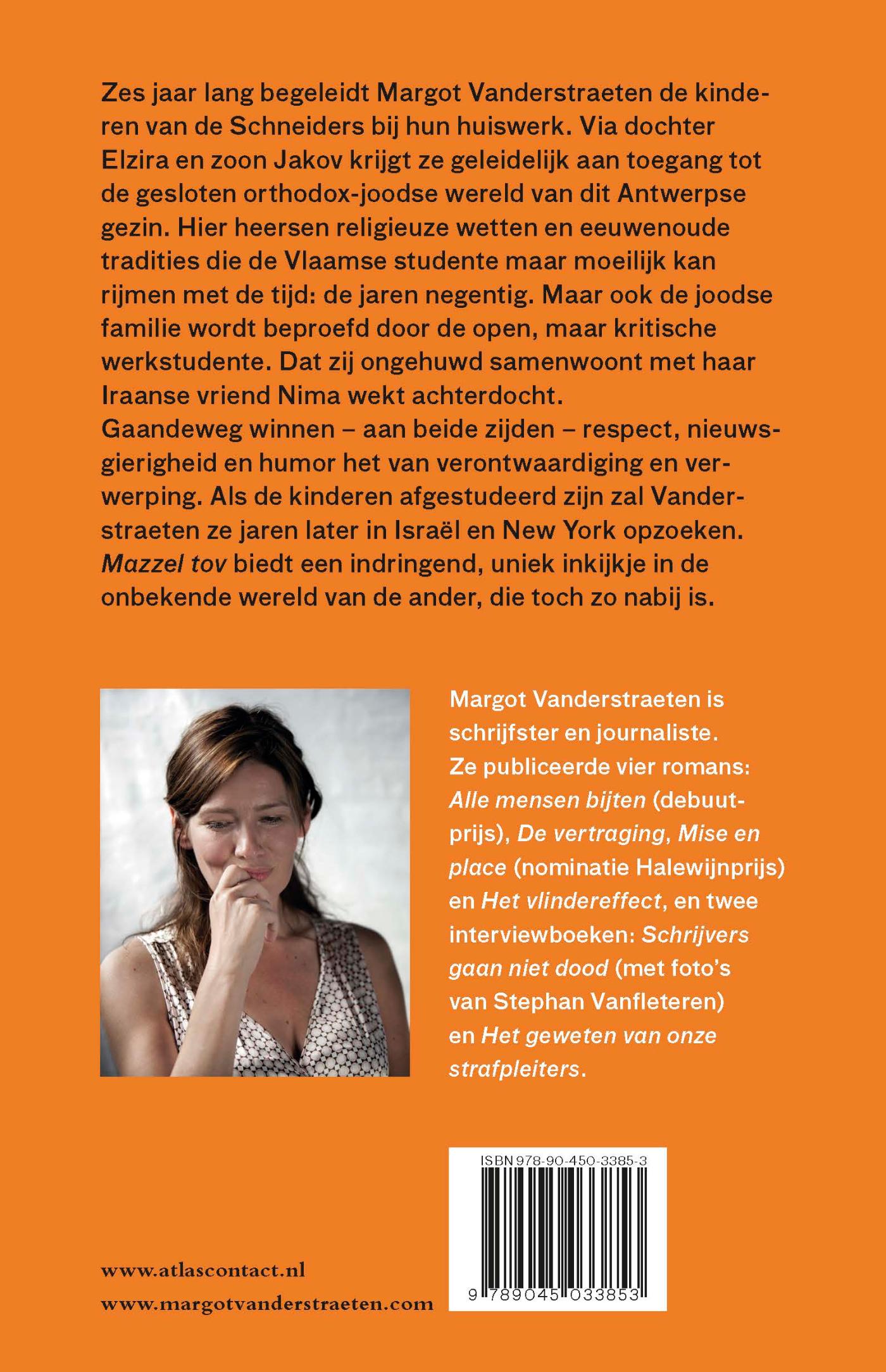 Achterkant van Mazzel tov