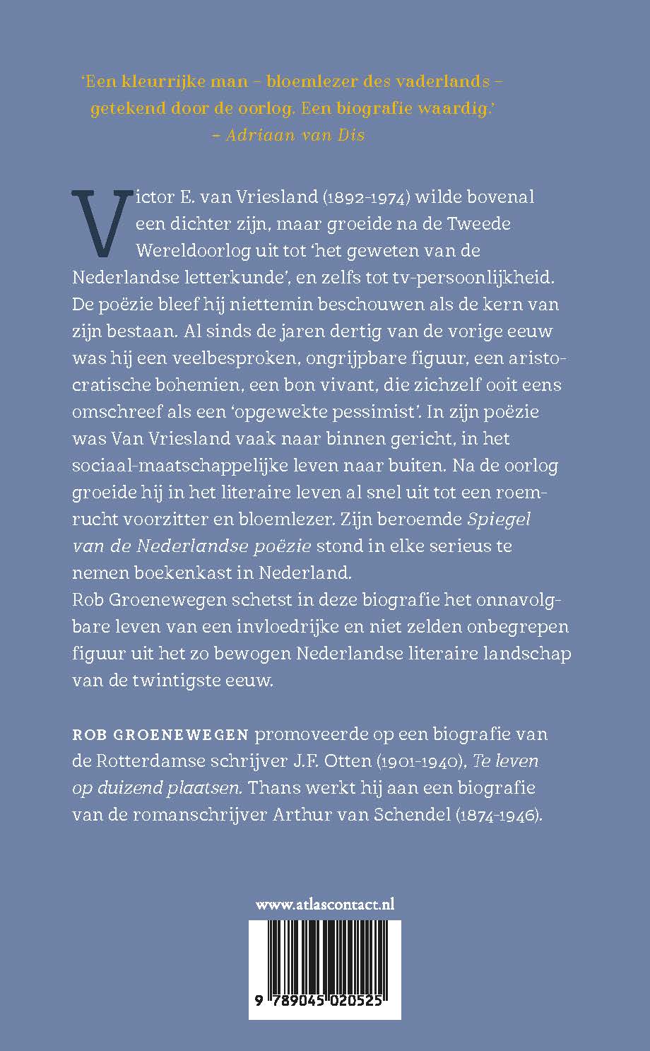 Achterkant van Weerloos tegenover alles