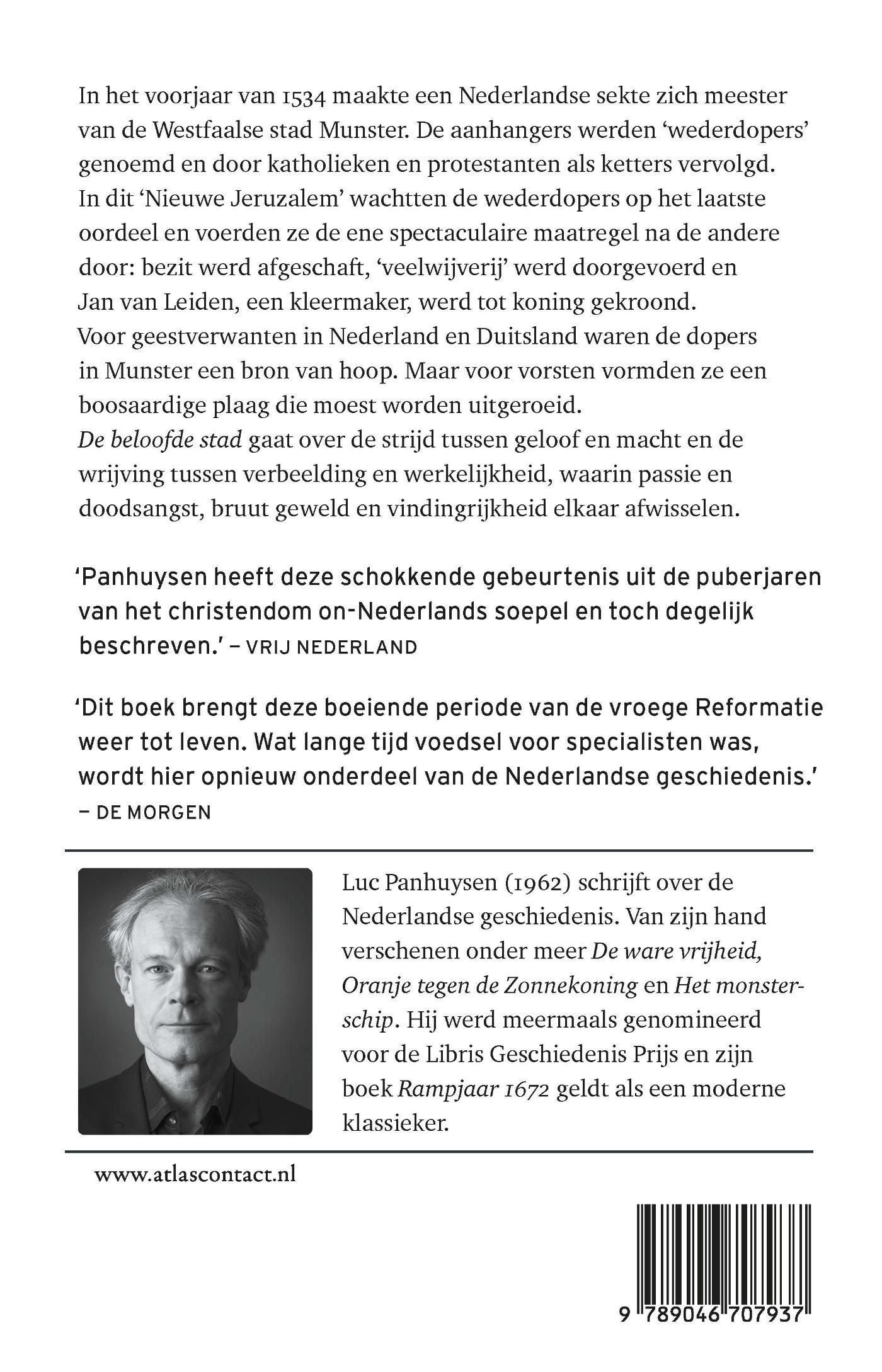 Achterkant van De beloofde stad