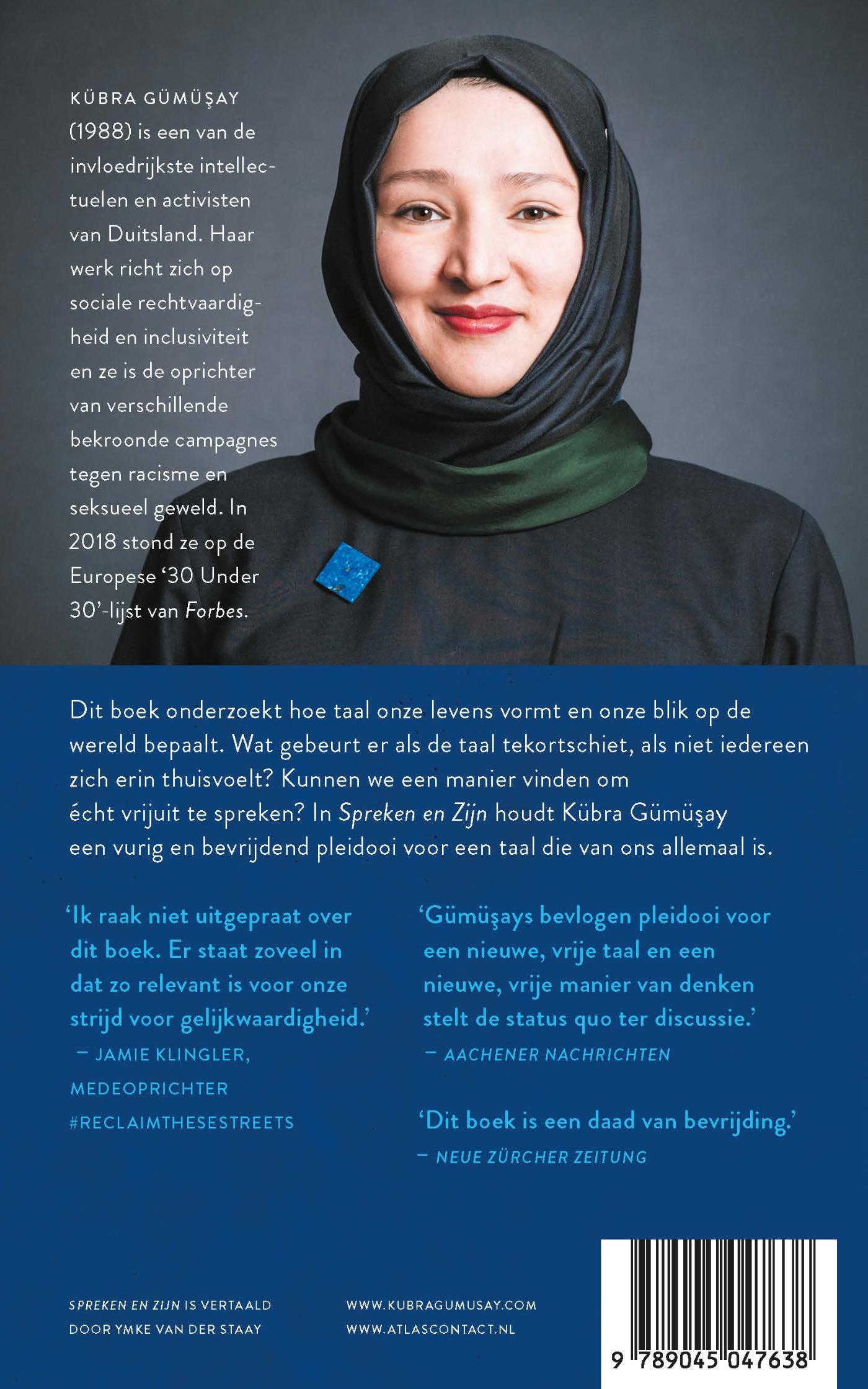 Achterkant van Spreken en Zijn