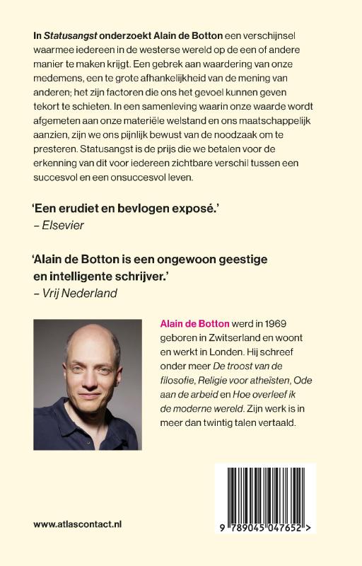 Achterkant van Statusangst