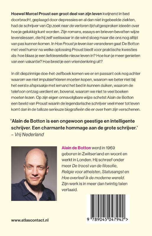 Achterkant van Hoe Proust je leven kan veranderen