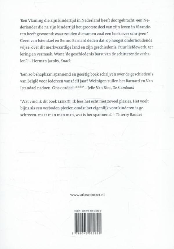 Achterkant van Een geschiedenis van België