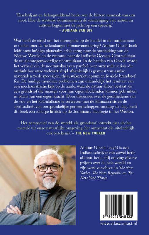 Achterkant van De vloek van de nootmuskaat