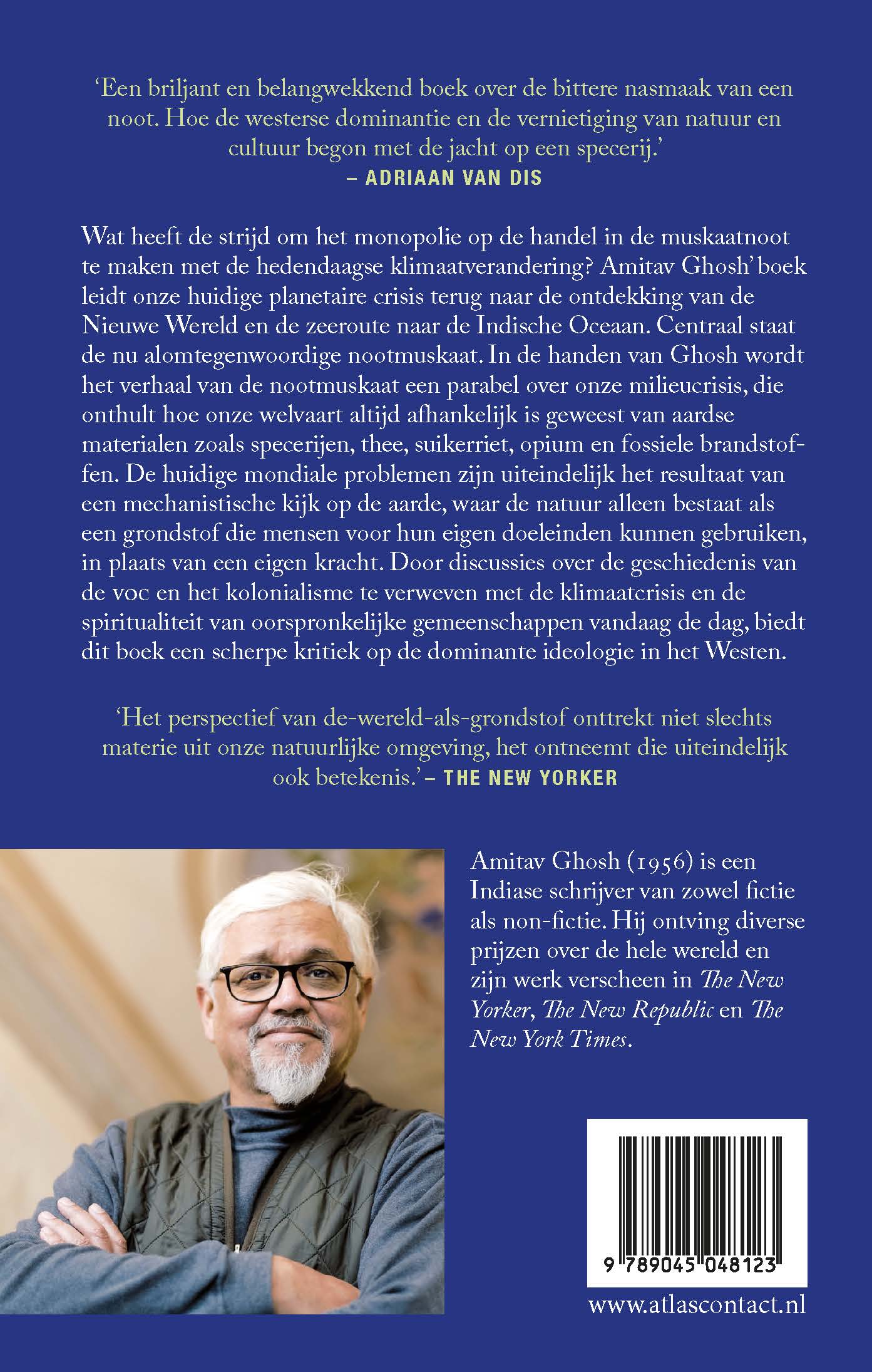 Achterkant van De vloek van de nootmuskaat