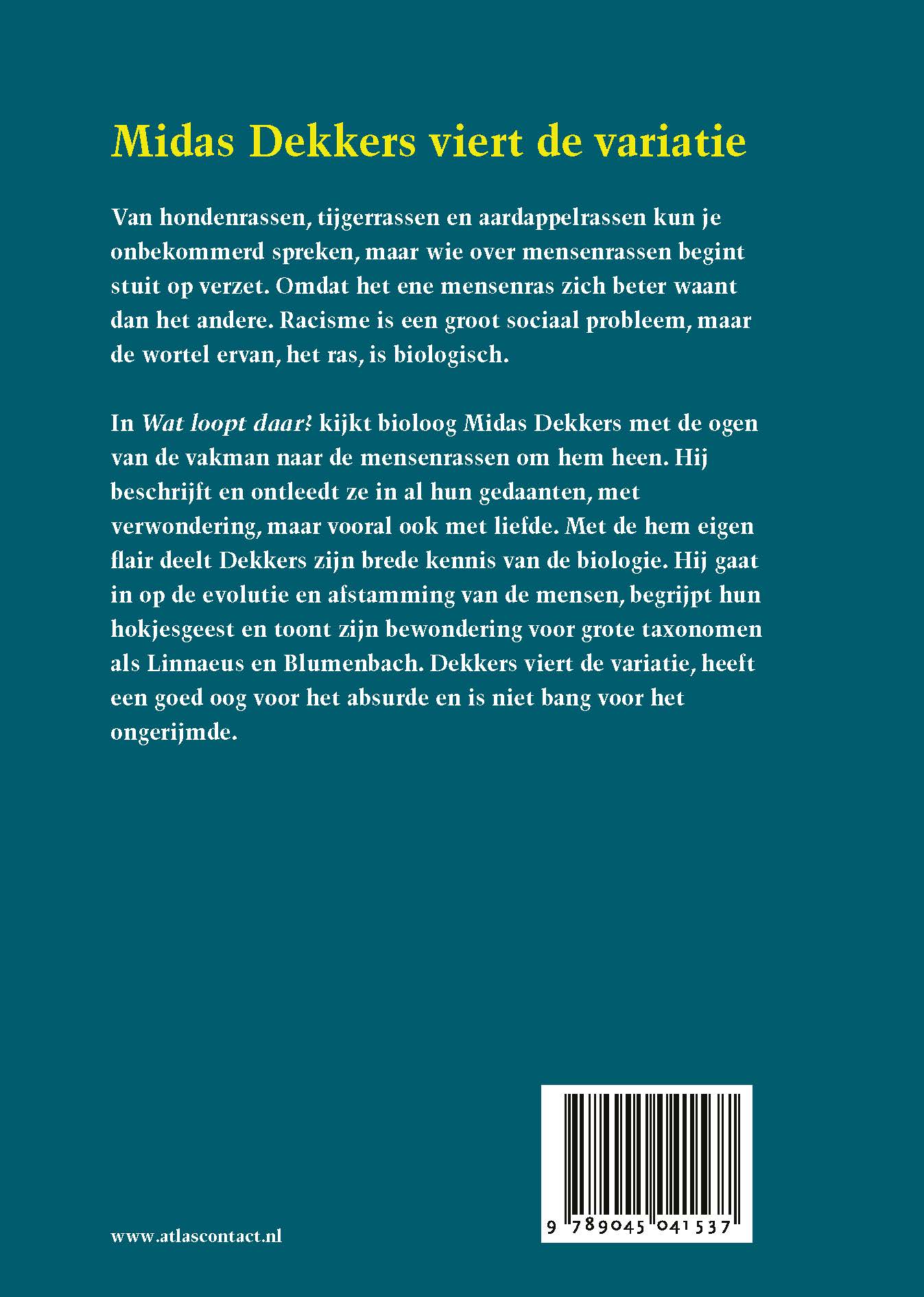 Achterkant van Wat loopt daar ?
