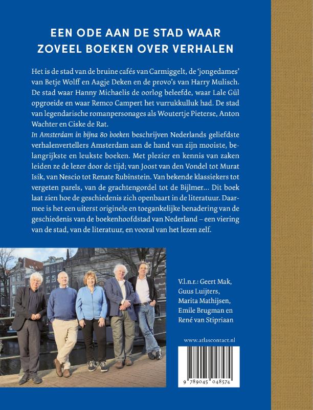 Achterkant van Amsterdam in bijna 80 boeken