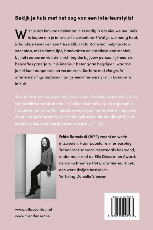 Achterkant van Het grote interieurstylinghandboek