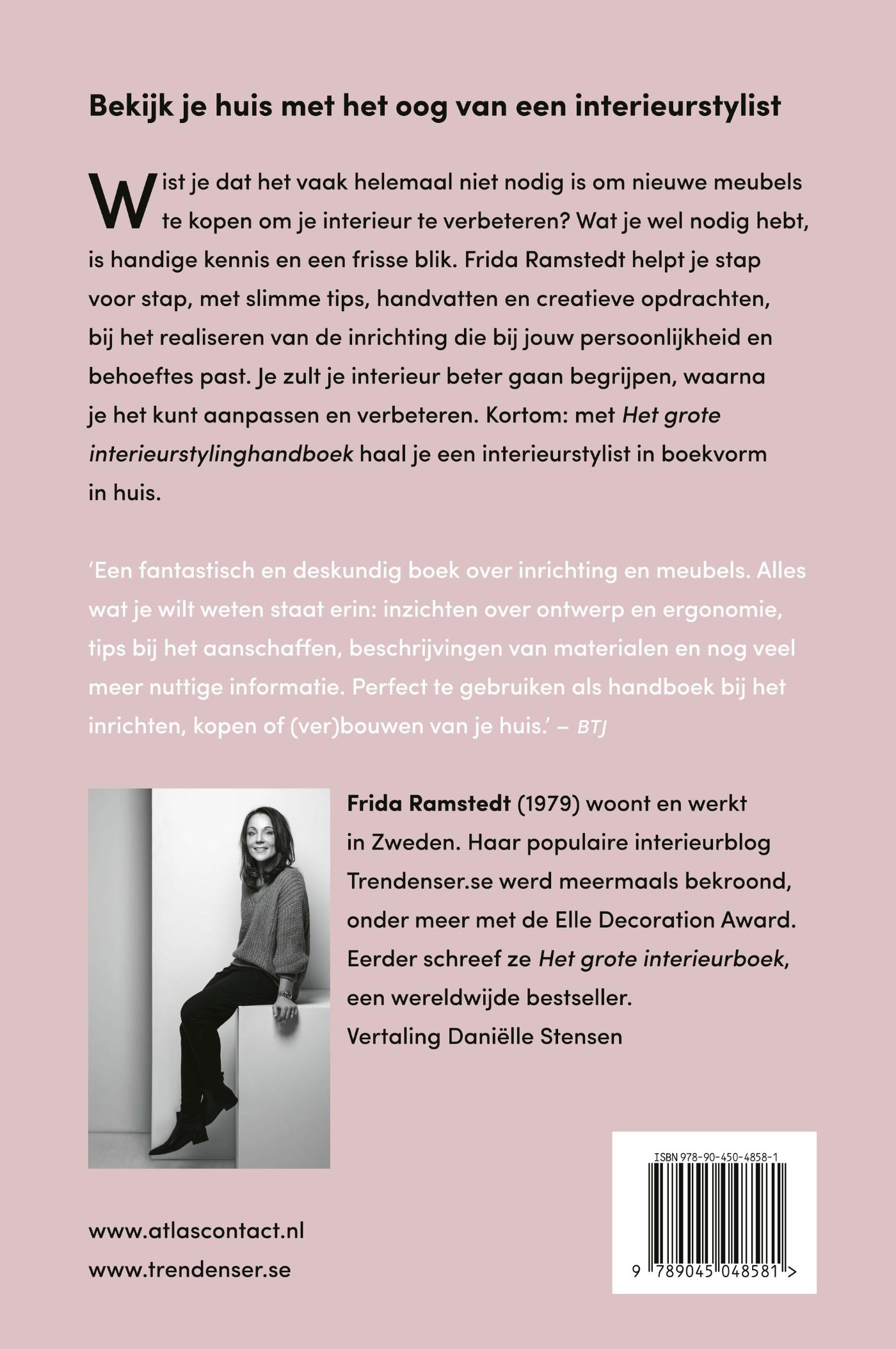Achterkant van Het grote interieurstylinghandboek