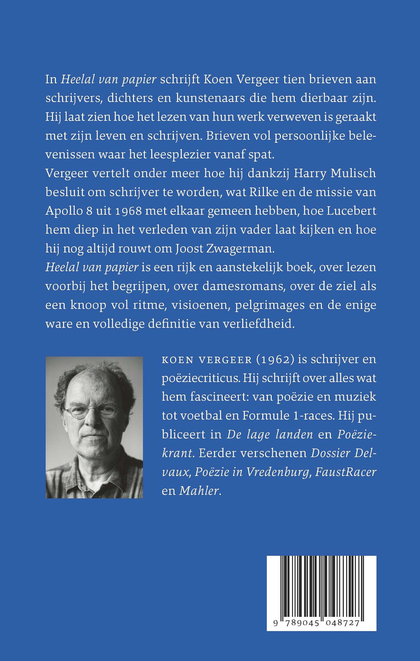 Achterkant van Heelal van papier
