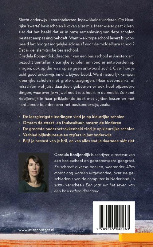 Achterkant van Vijftien lessen die kleurrijke basisscholen ons leren