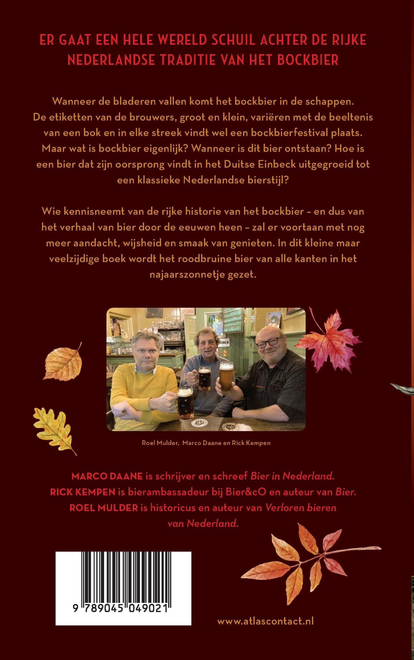Achterkant van Het bockbierboek