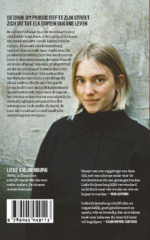 Achterkant van Een schitterende leegte