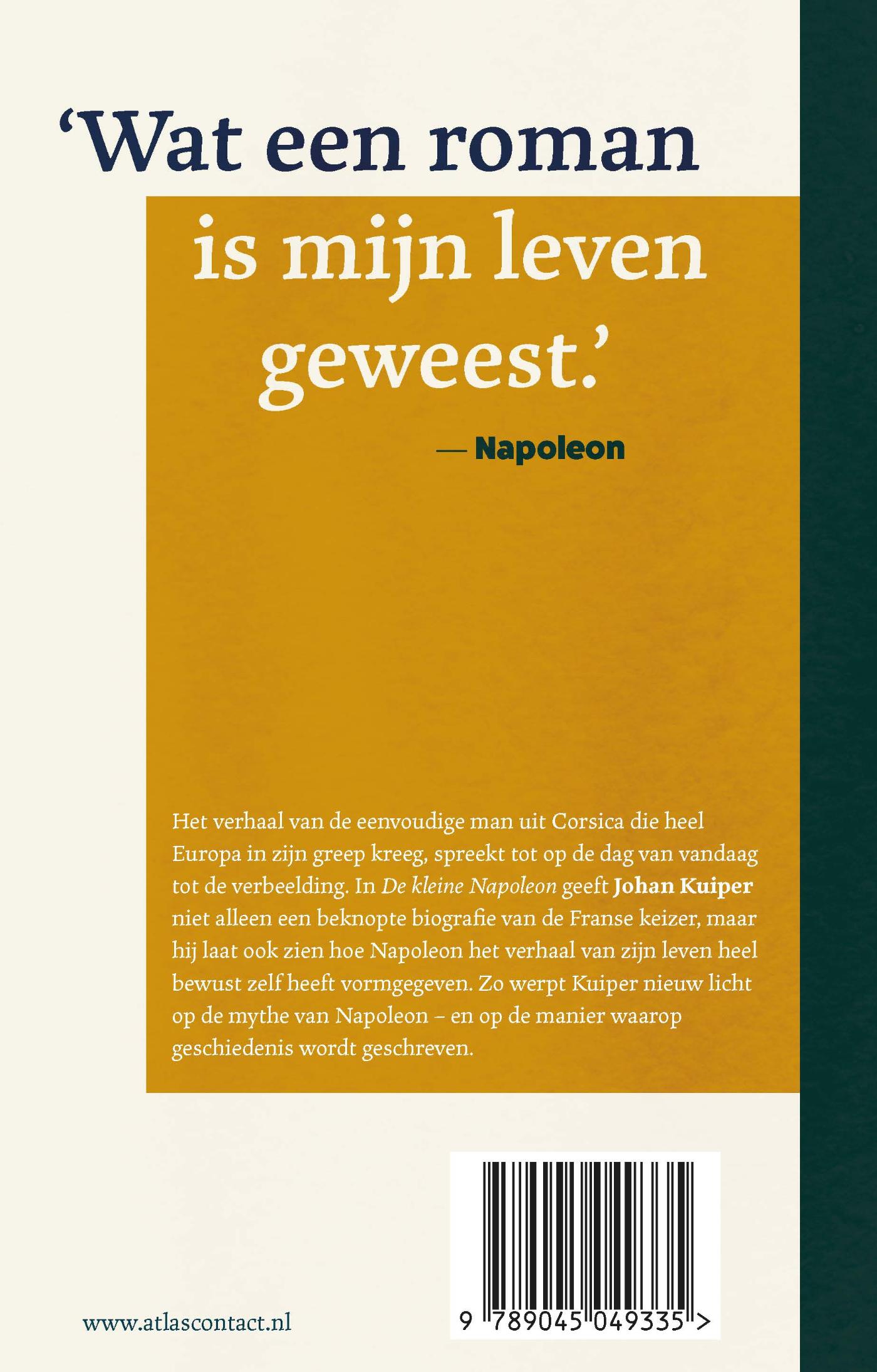 Achterkant van De kleine Napoleon