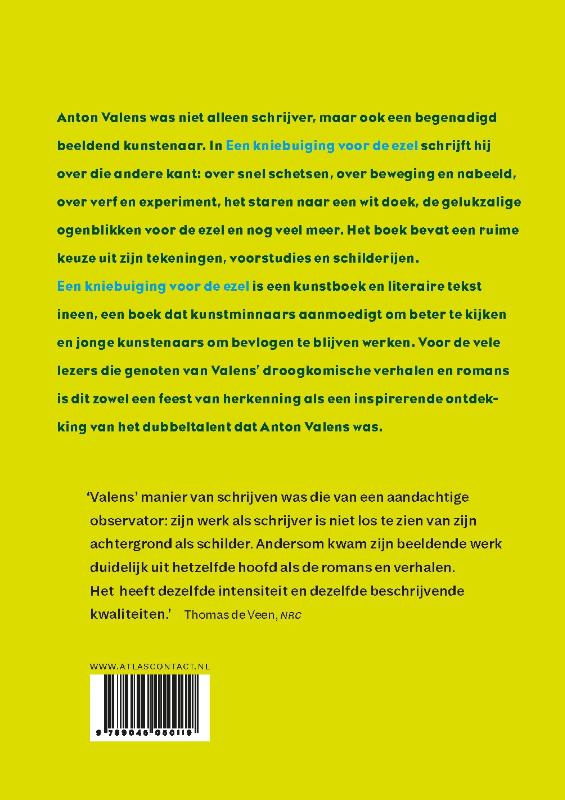 Achterkant van Een kniebuiging voor de ezel