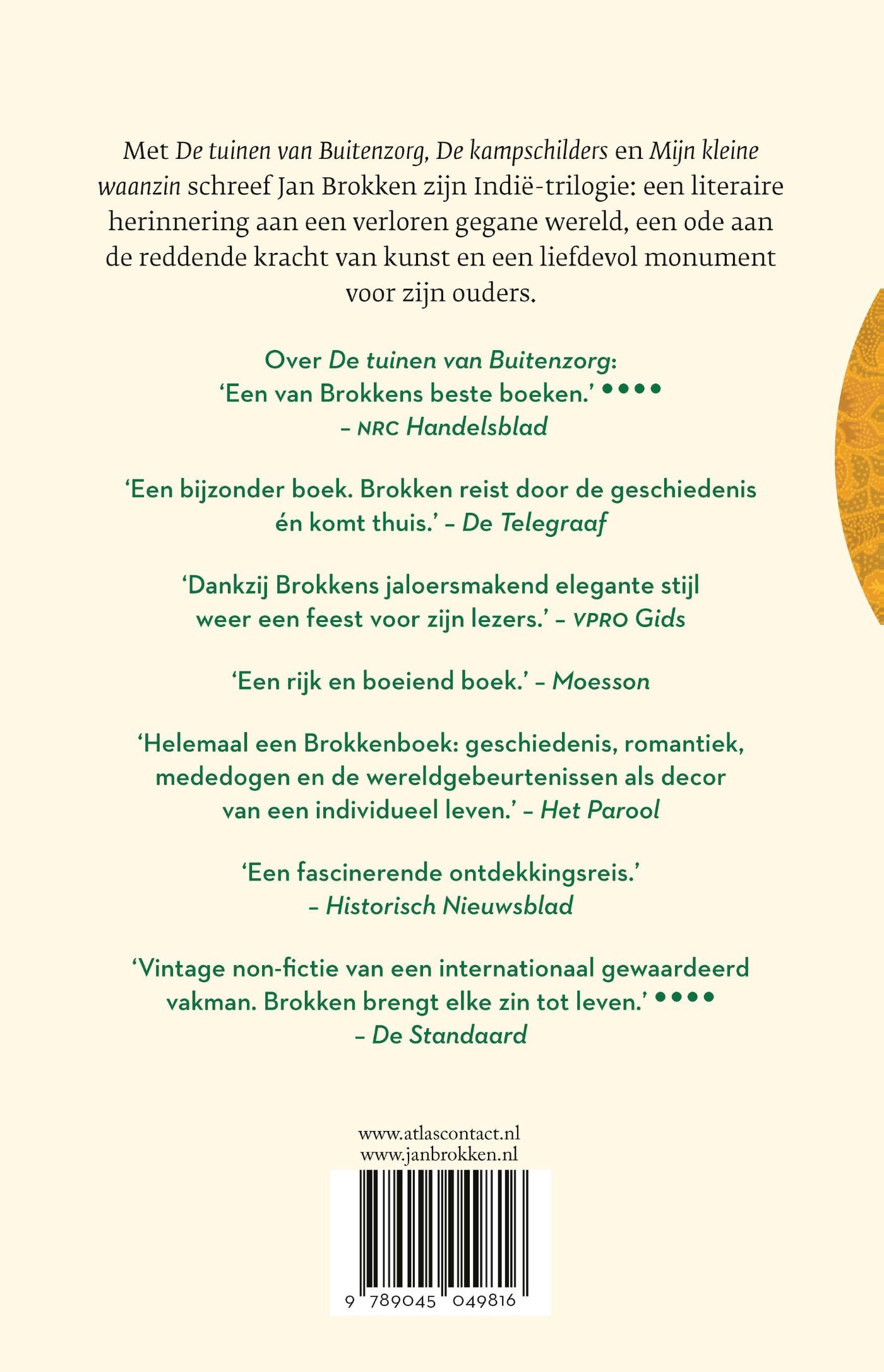 Achterkant van De tuinen van Buitenzorg