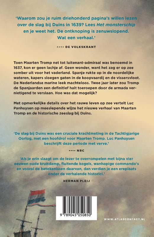 Achterkant van Het monsterschip