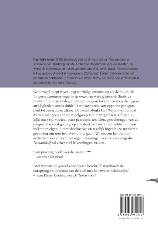Achterkant van De houtduif
