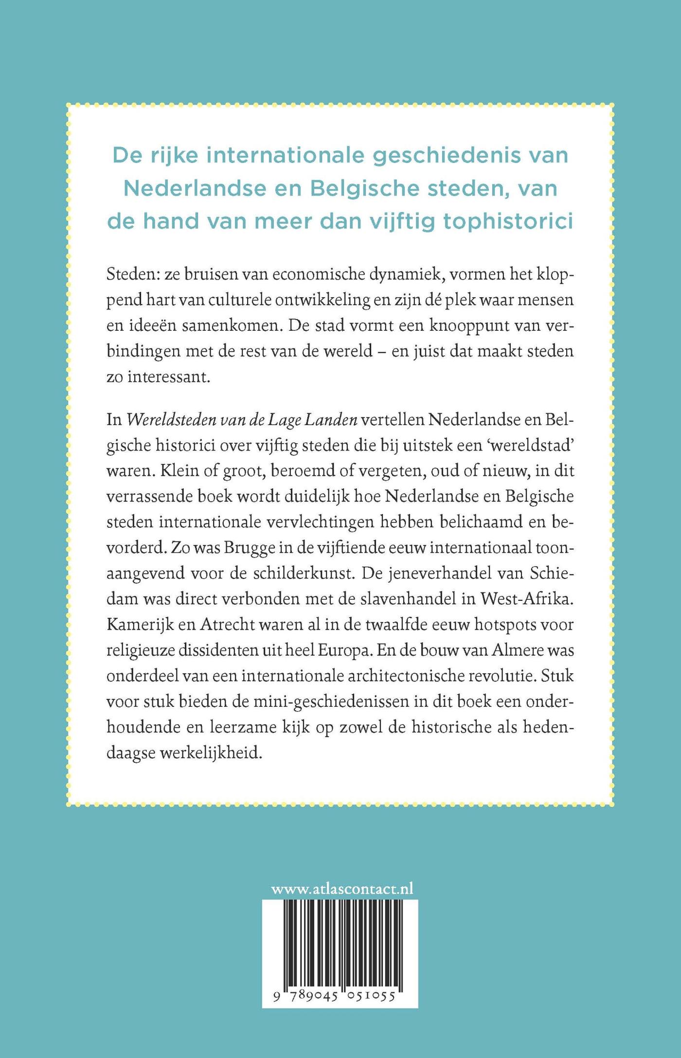 Achterkant van Wereldsteden van de Lage Landen