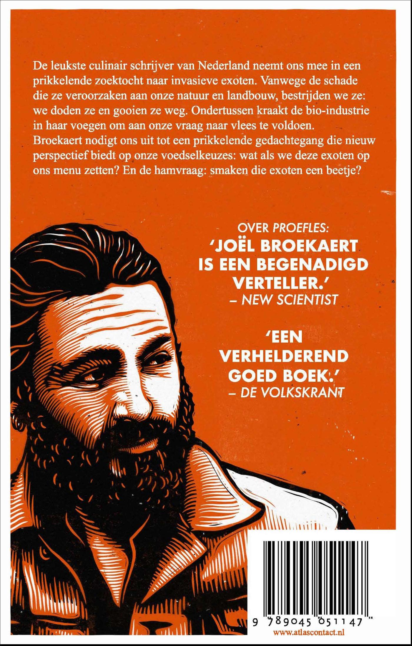 Achterkant van Eet eens een wasbeer