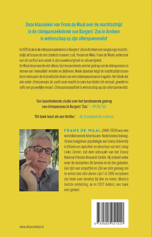 Achterkant van Chimpanseepolitiek