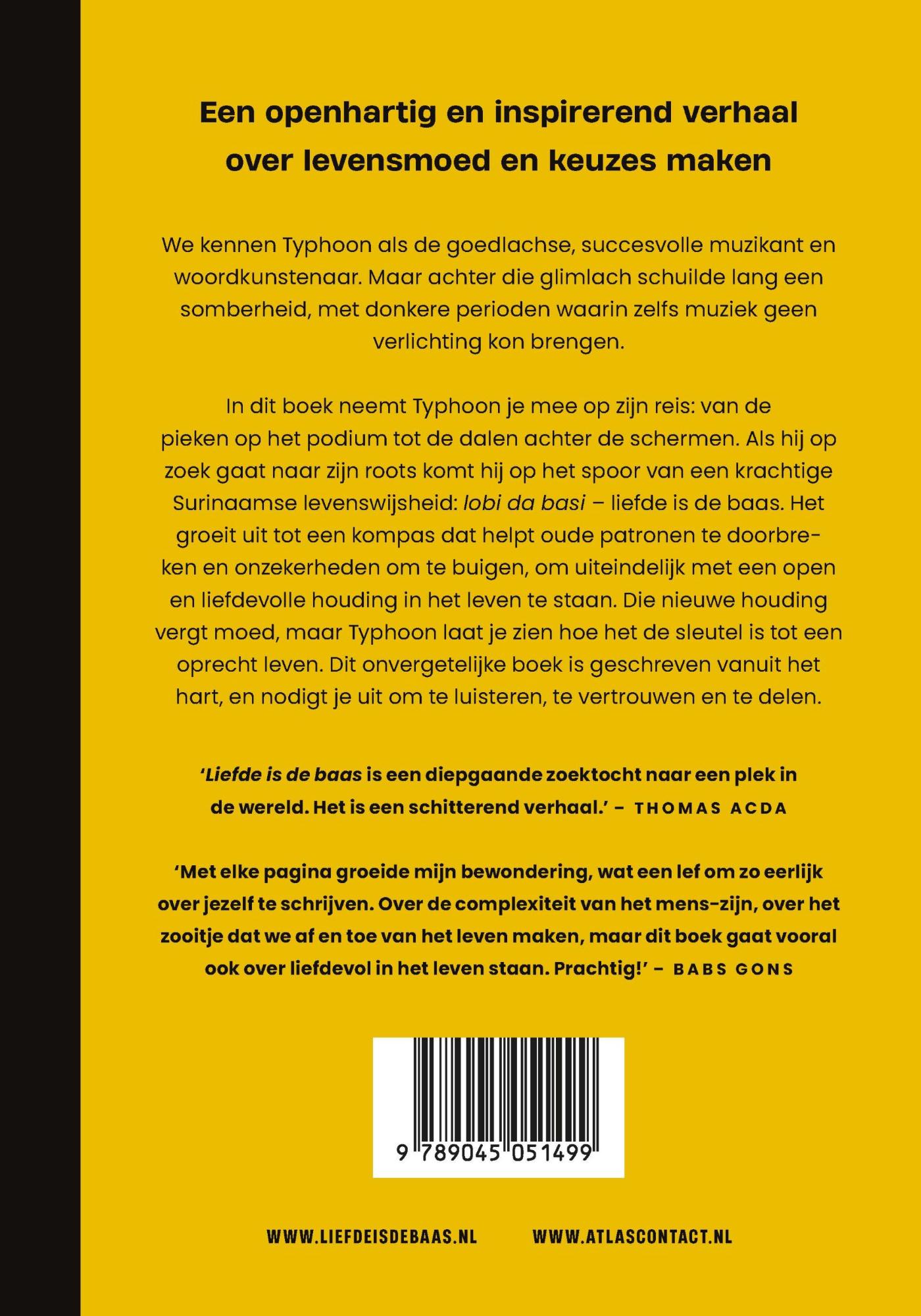 Achterkant van Liefde is de baas