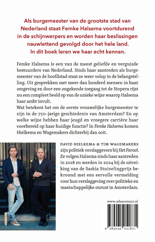 Achterkant van Femke Halsema