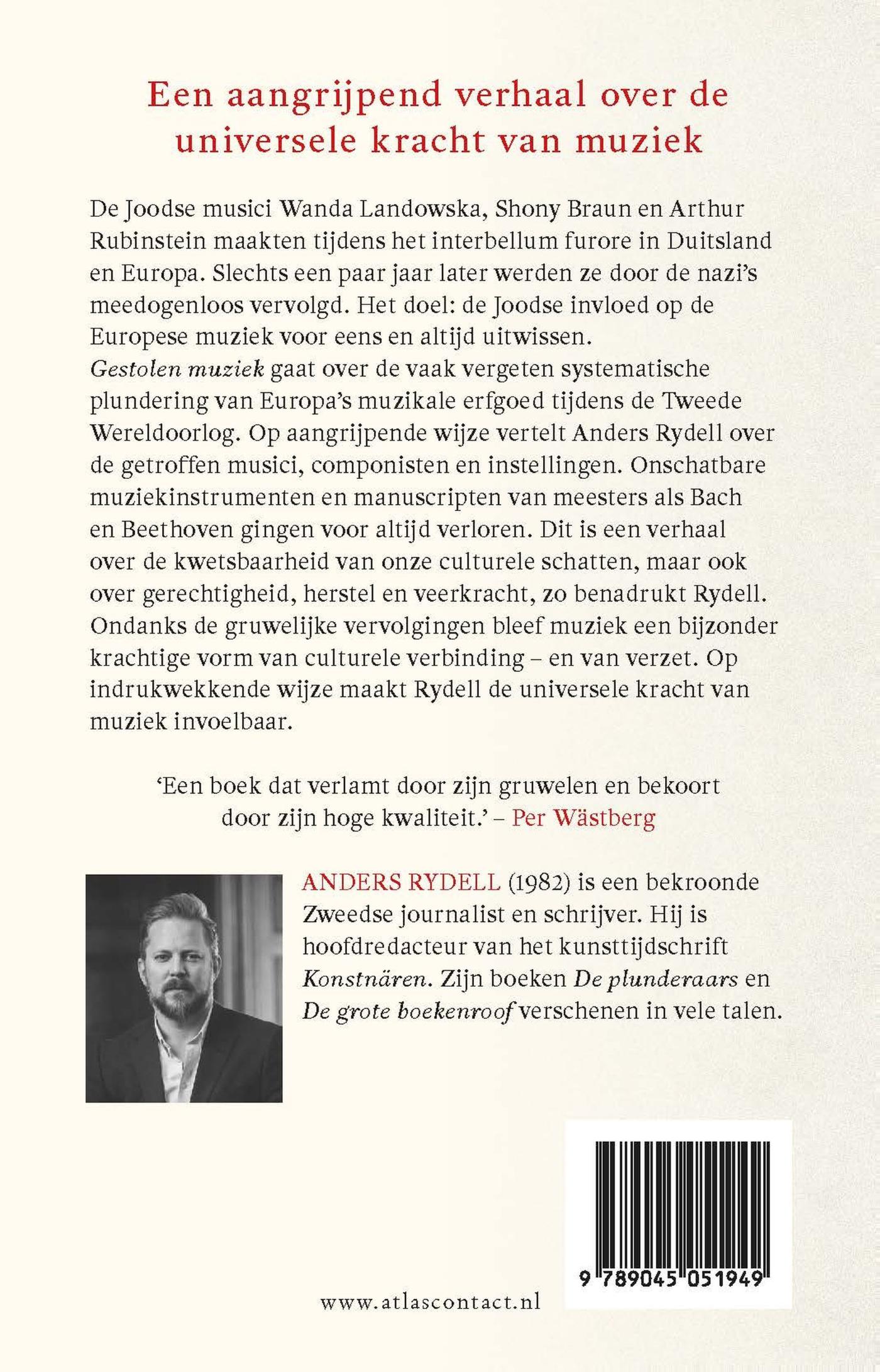 Achterkant van Gestolen muziek