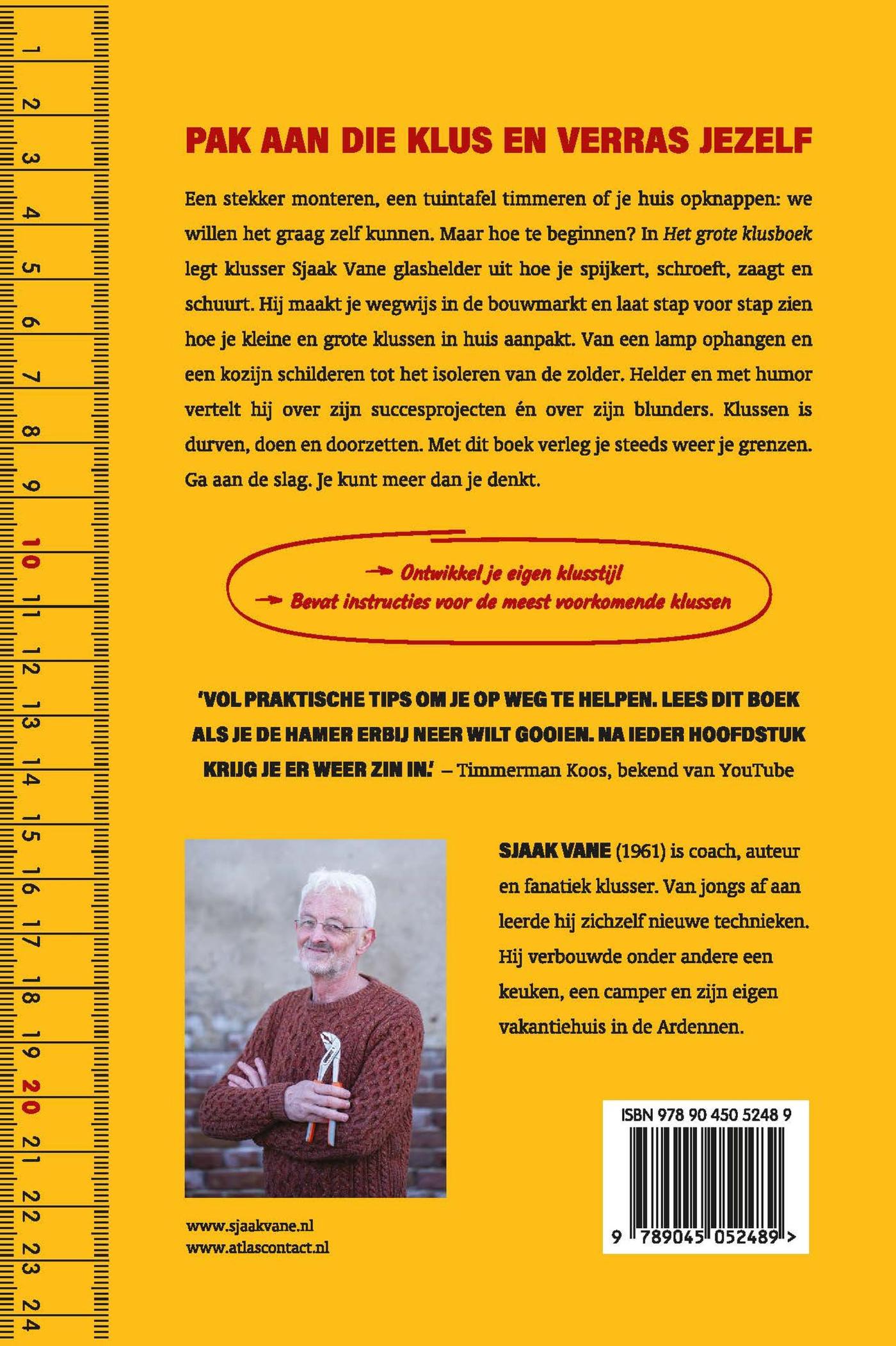 Achterkant van Het grote klusboek