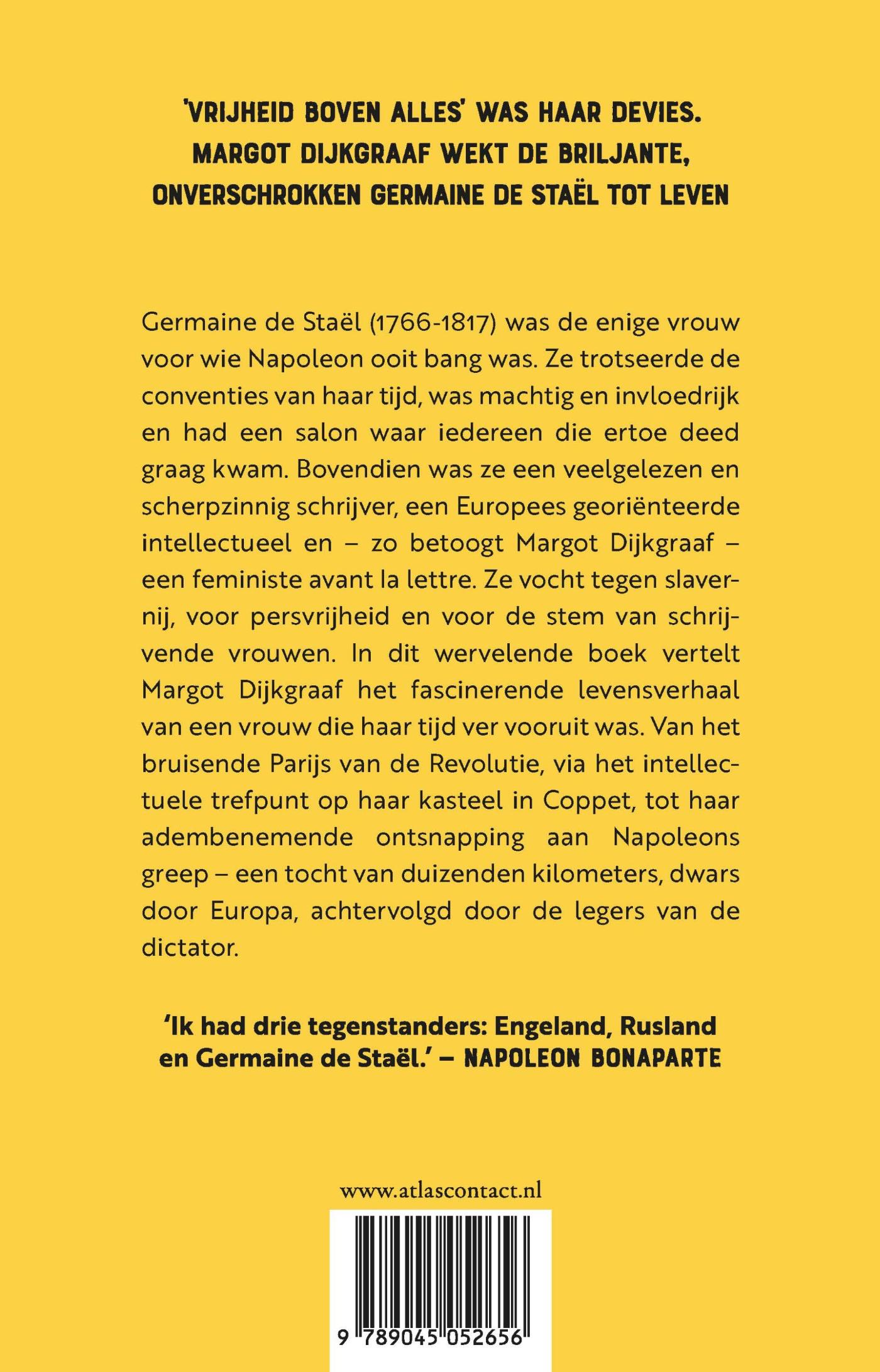 Achterkant van Germaine de Staël