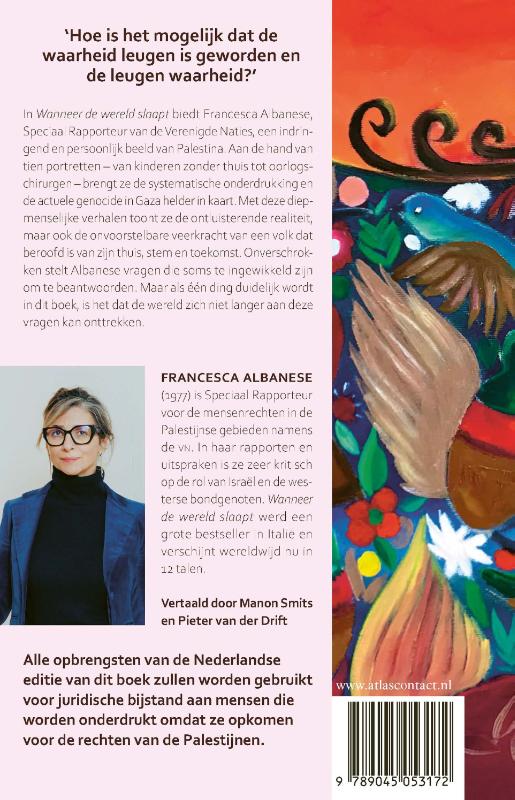 Achterkant van Wanneer de wereld slaapt
