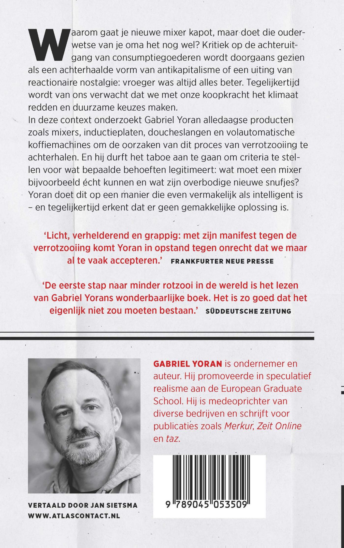 Achterkant van Waarom je nieuwe mixer kapot gaat en die van je oma het nog steeds doet
