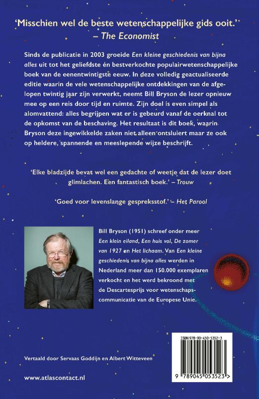 Achterkant van Een kleine geschiedenis van bijna alles 2.0