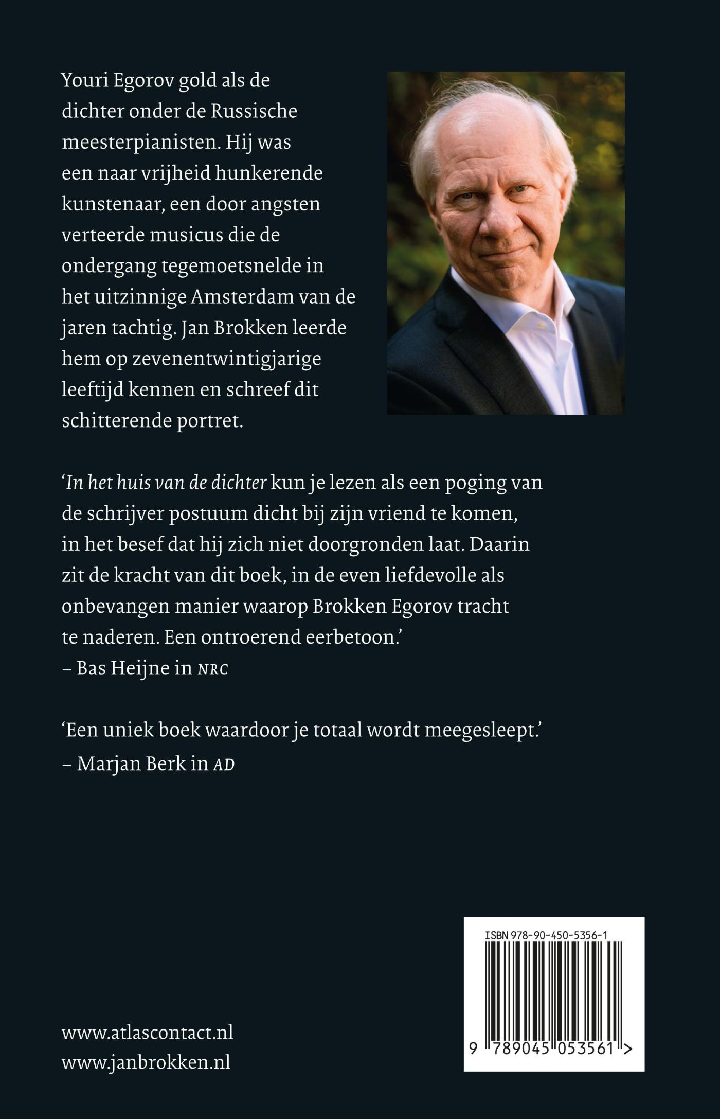 Achterkant van In het huis van de dichter