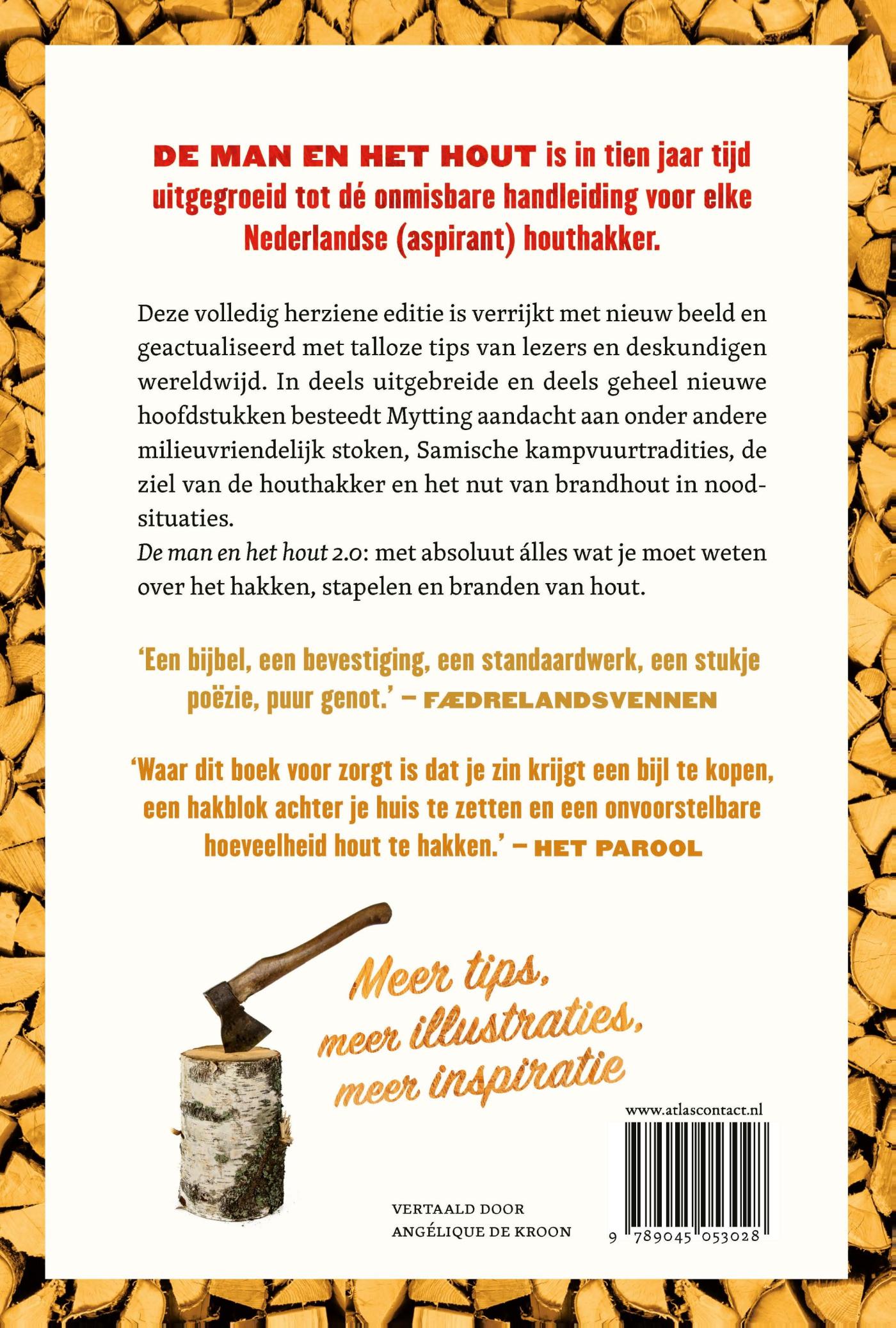Achterkant van De man en het hout 2.0