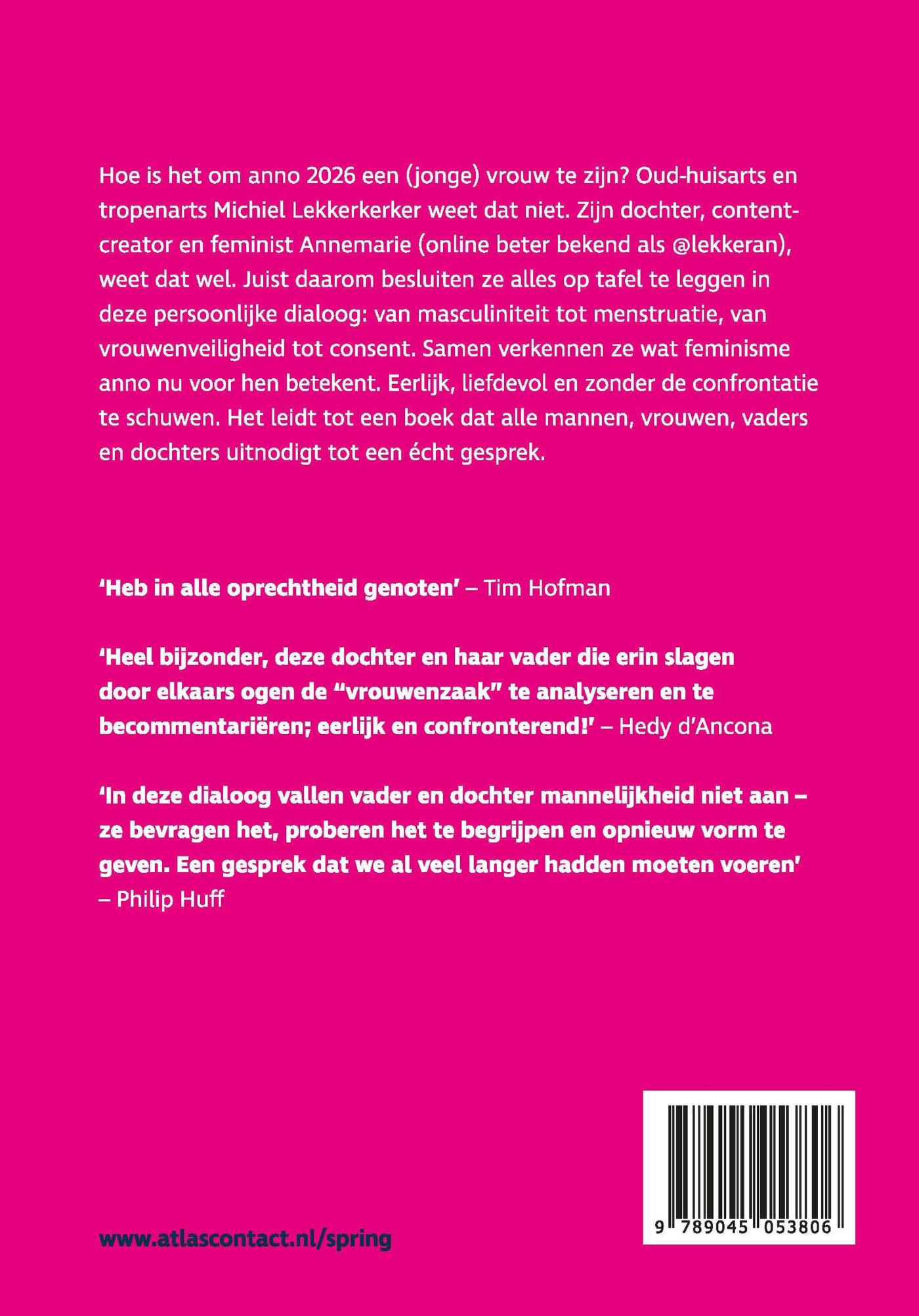 Achterkant van Gesprekken die je nooit met je vader voert
