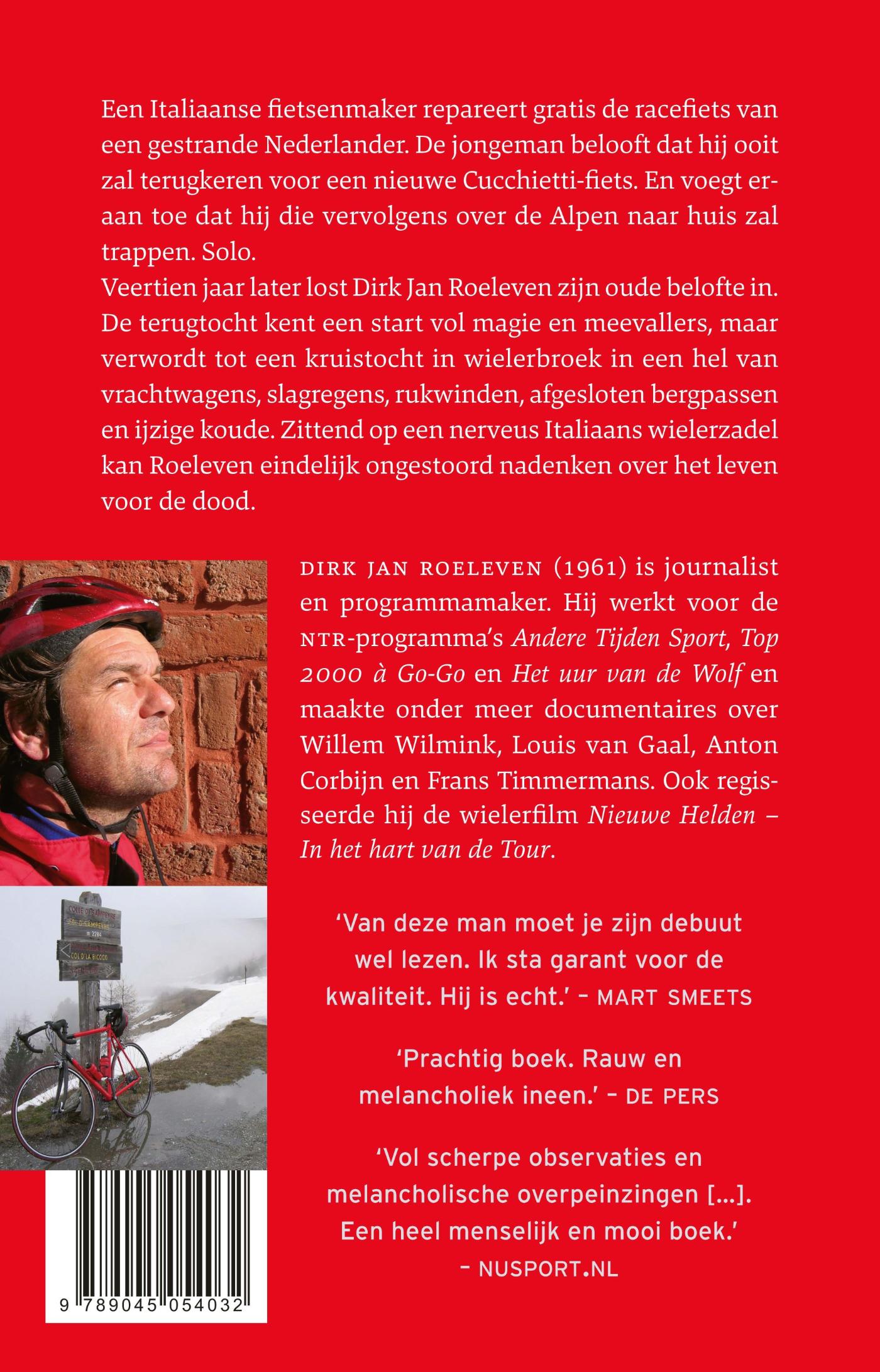 Achterkant van De nieuwe fiets