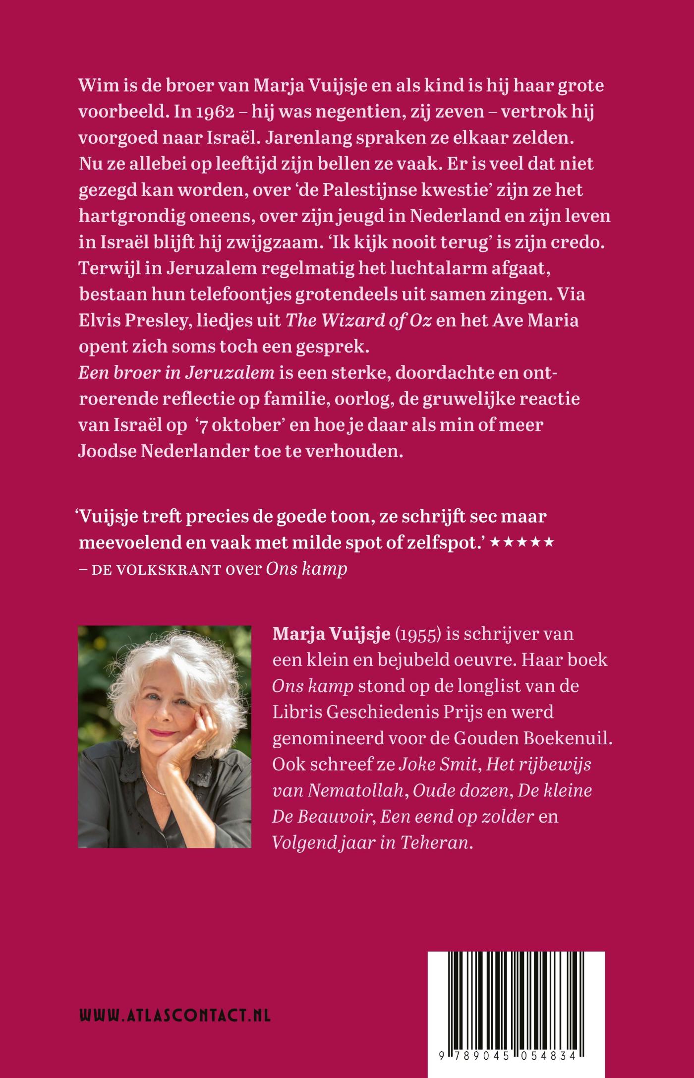 Achterkant van Een broer in Jeruzalem
