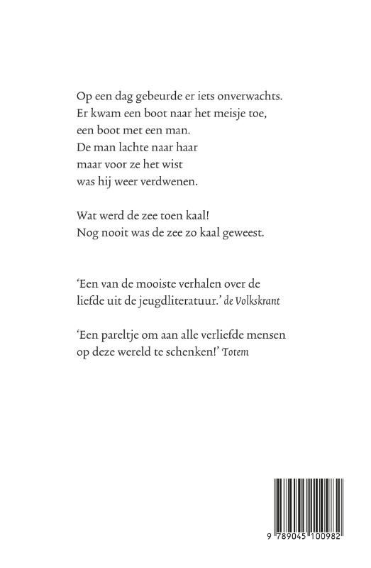Achterkant van Klein verhaal over liefde