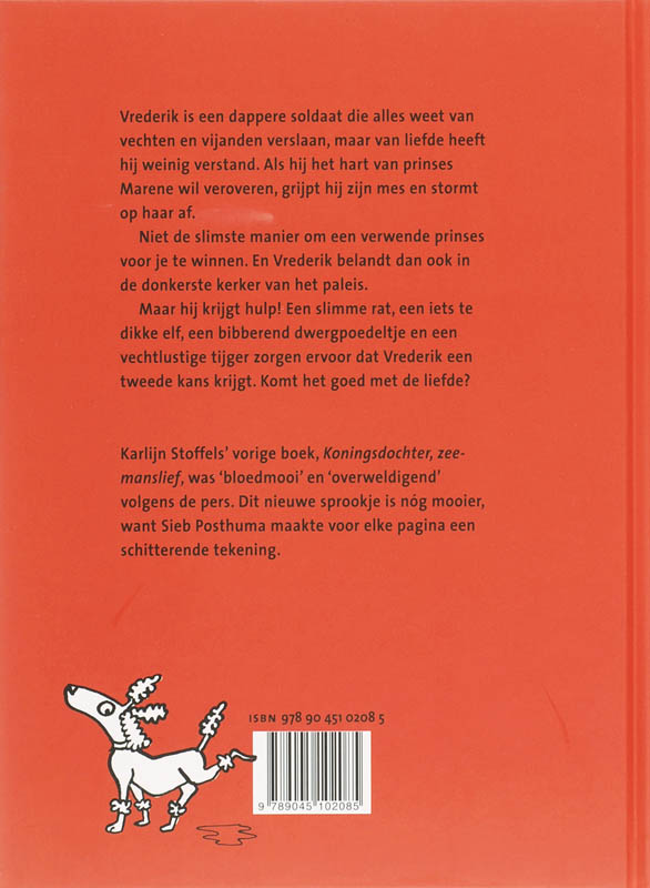 Achterkant van Vrederik, het dappere soldaatje