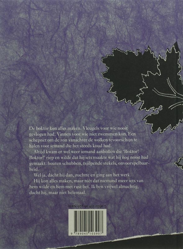 Achterkant van De almacht van de boktor