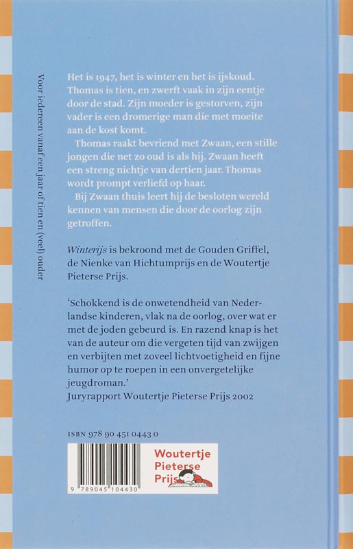Achterkant van Winterijs