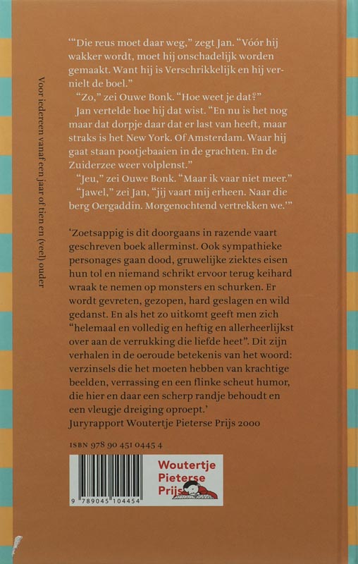 Achterkant van Laatste verhalen van de eeuw