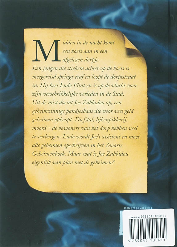 Achterkant van Het zwarte geheimenboek