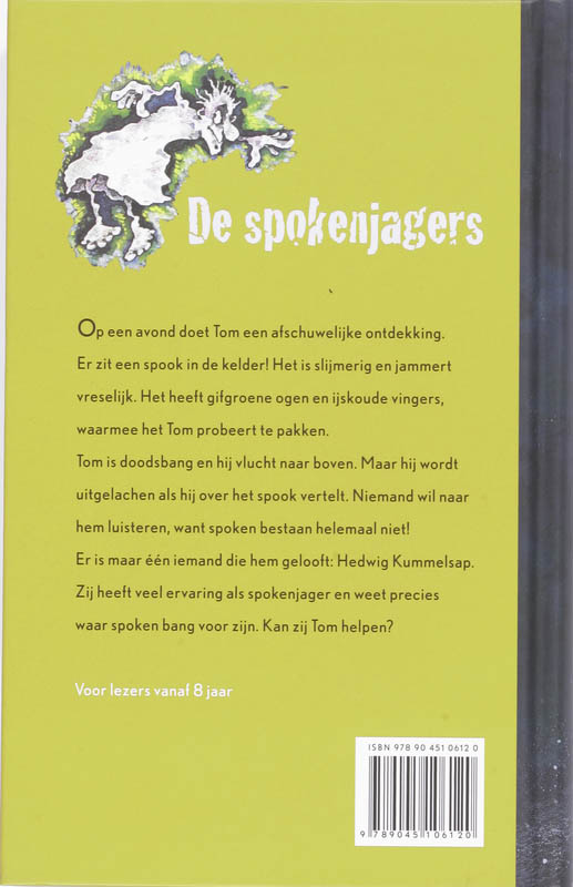 Achterkant van De spokenjagers