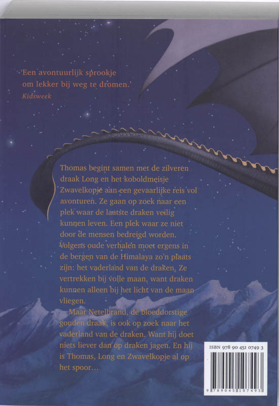 Achterkant van Thomas en de laatste draken