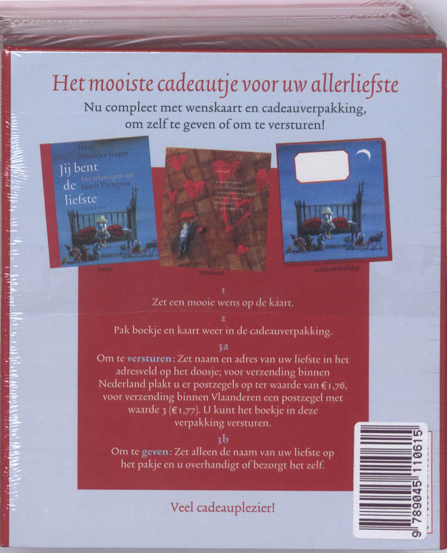 Achterkant van Jij bent de liefste set a 5 ex cadeau editie