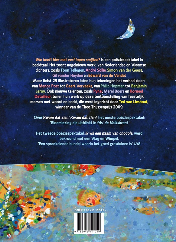 Achterkant van Querido's Poëziespektakel