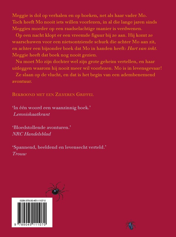 Achterkant van Hart van inkt